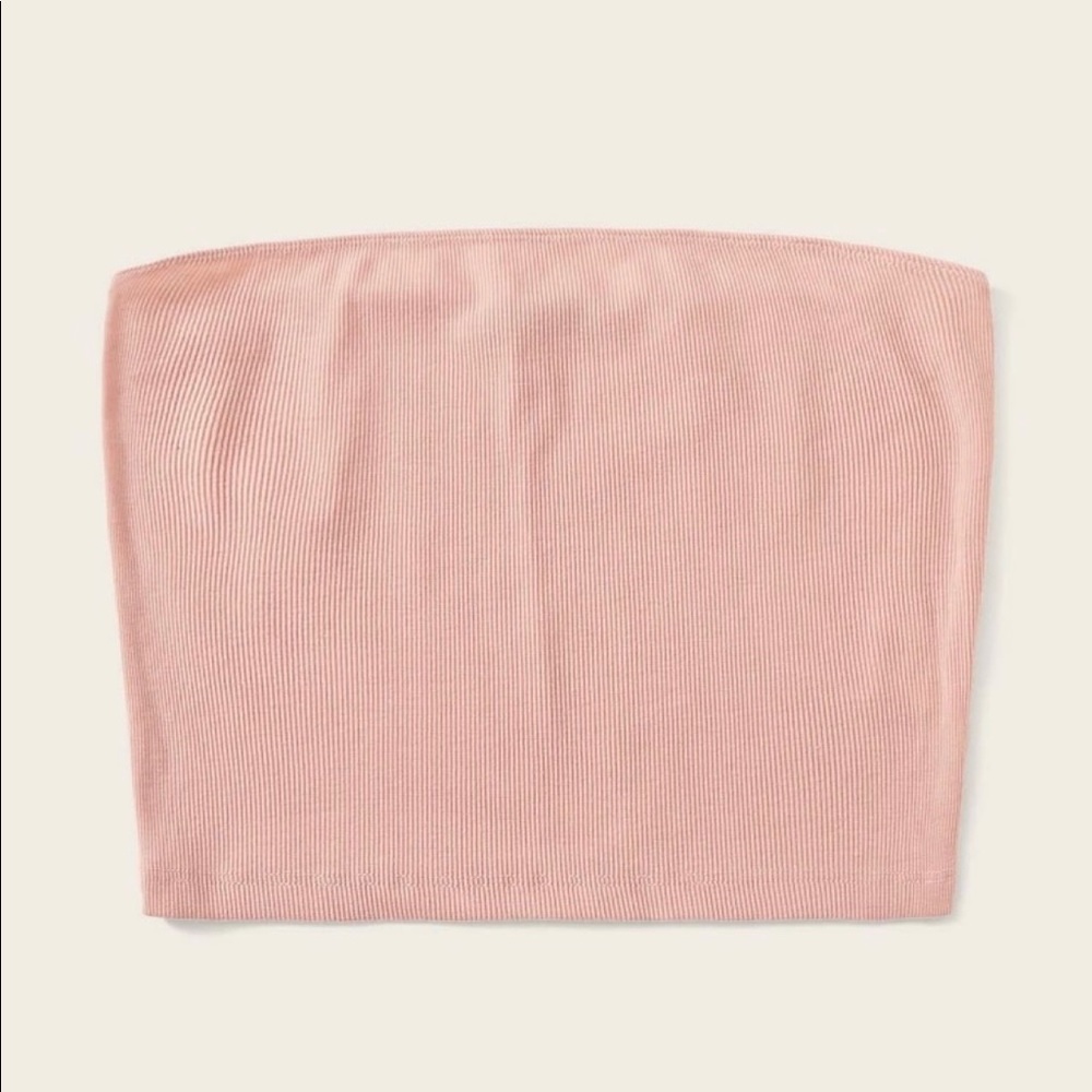 pink tube top